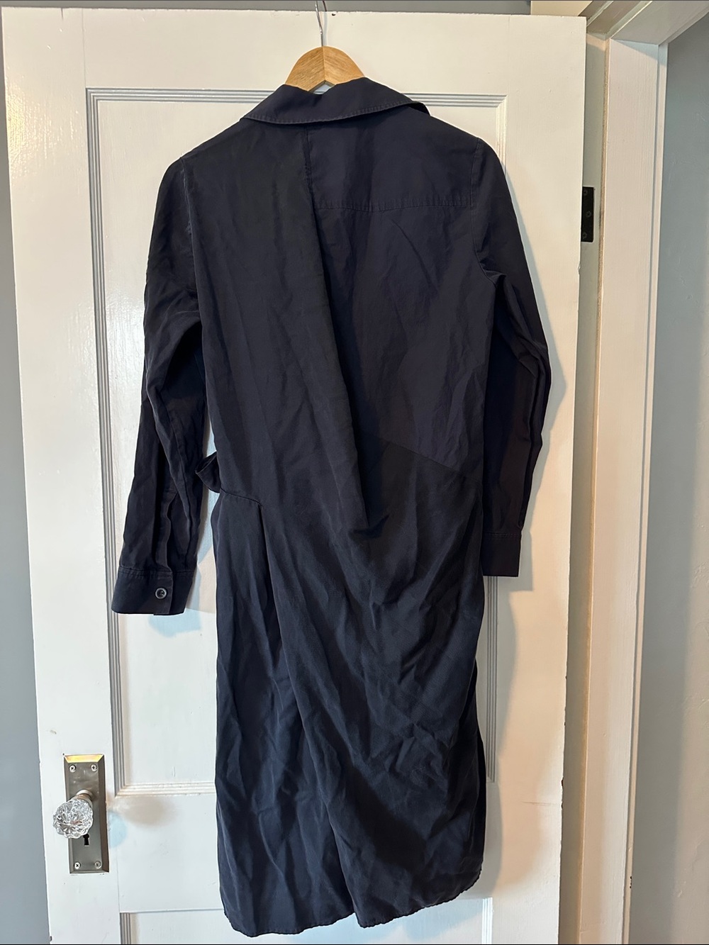 COS Oversized Button Front Collared Shirt Dress - Picture 9 of 11